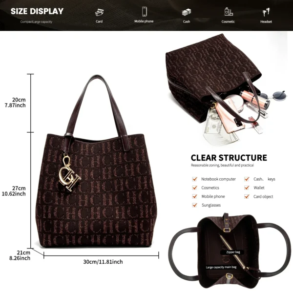Large Capacity Card Holder Bag with Letter Design Sa6791c7af1bb4df3ab27709c15c8ad4am