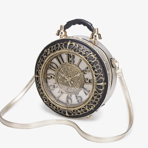 Retro Novelty Clock-Design Handbag Sa6a21cec45c94ec9b7b37d934bbf7432P