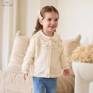 Girls' Sweet Long Sleeve Cardigan Sweater