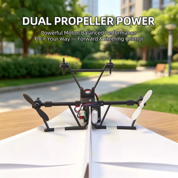 Remote Control Paper Airplane Electric Power Kit Diy Foldable Long Range Sa818fc6dfed04f7d9f9156afcbd84da3y