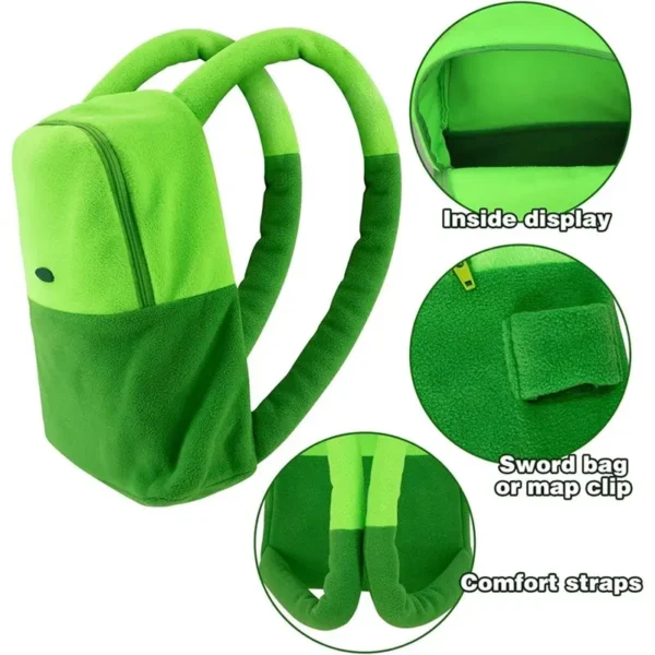 ABRT-Green Sports Backpack Anime Character Cartoon Unisex Cosplay Costume Accessories Bag Sa8b7cfdd2f6e48cf85aae30ef808af6fk
