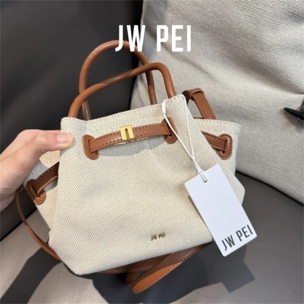 JW PEI New Women's Canvas Brown Crossbody Shoulder Bag Mini Vegan Sa93f59336c354f02b3025c7b9c1f8c5fs