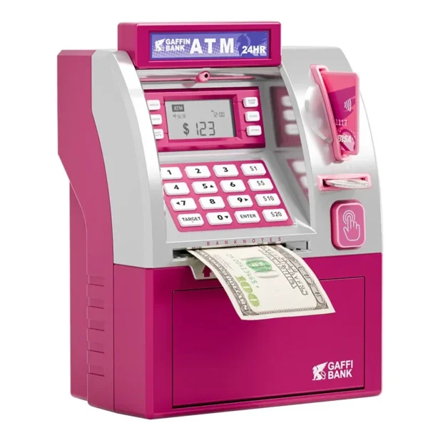 Kids' ATM Toy with Password and Card Swipe Sa944269f5ed84edb9e70bcf62d39afebL