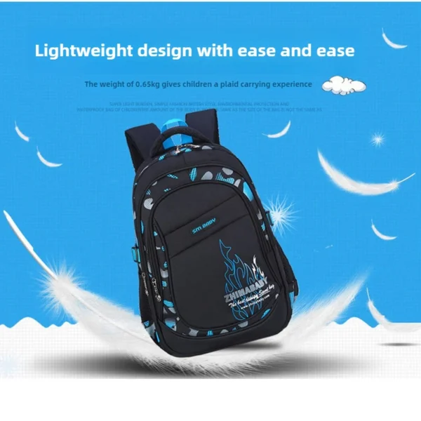Waterproof Lightweight School Backpack for Kids 6-12 Years Durable Large Capacity Saaadefaeb23e44e0a0e69bbbf2877c20W