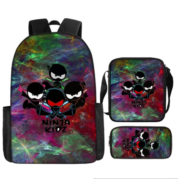 NINJA KIDZ 3-Pcs Set Child School Backpack with Shoulder Bag Pencil Sad1a2602ef3b4e4d88c06d0e14aba17cI