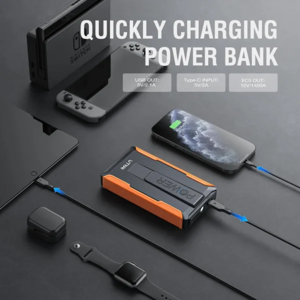 1400A Auto Jump Starter Portable Power Bank Saf8ba916229d419c92e215ea5218ca11v