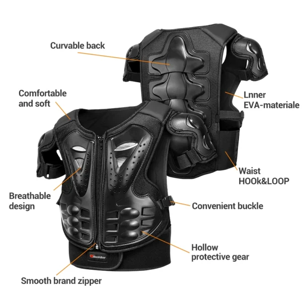 Kids' Motocross Body Armor Protective Vest Sb1e90426cec04a9c9a3ae21d60052e68G