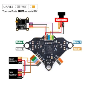 Angeltoy F4DC F4 Flight Control Brushing Motor INAV Betaflight Board Barometer