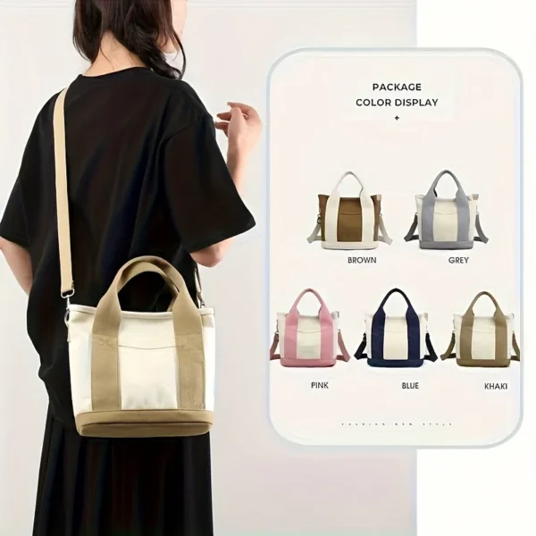 Women's Simple Canvas Bento Handbag Sb53ca3229a9f4f4aaca1cdf8ef5f9c2bQ