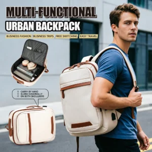 High-Quality USB Rechargeable Backpack Men's Waterproof Bag Large Laptop Backpack Unisex
