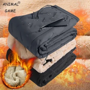 Men's Thick Fleece Lambswool Thermal Sweatpants