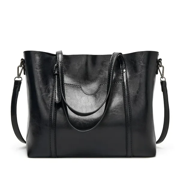 Vintage Oil Wax faux leather Tote Shoulder Bag Sbb50bbf07848480b90978d35d94012b34