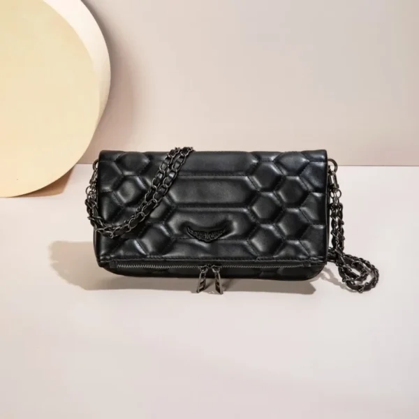 New fashionable women's handbag elegant retro leather chain strap crossbody bag Sbbf3438b3e2249aca926b2661424f1b5a