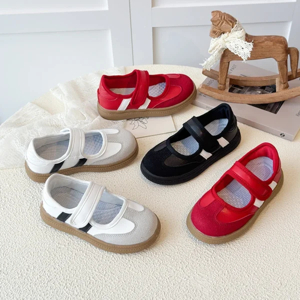 Children's Casual Sneakers for Ages 3-18 Red Boys' and Girls' All-Season Sbc3e736ab1374741b59686b3a451c73dN