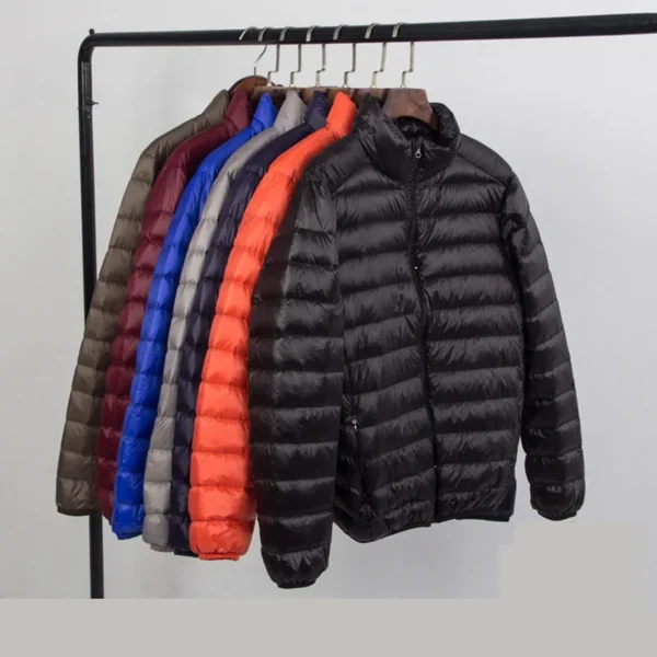 Men's Lightweight Hooded Down Jacket Sbd8712caf74a4c5fae85ba61f57410e37