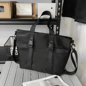 HOCODO Waterproof Women Travel Handbag Large Capacity Ladies Messenger Bag Solid