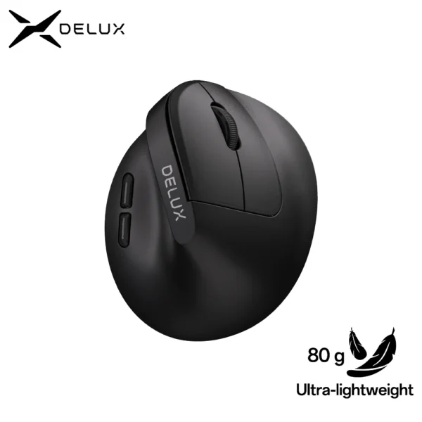 Delux M618 Air Ergonomic Wireless Mouse Vertical Mice Lightweight Rechargeable Silent Sbf89ed8bfe894d8094f769c67c4c4407U