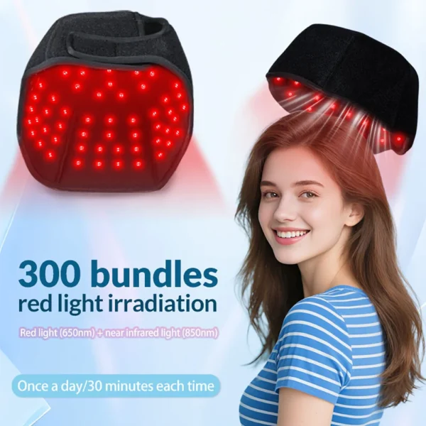 LED Red Light Wellness Helmet, 660nm/850nm Sc02f2d05999644daab1ff2da69a0eb70M
