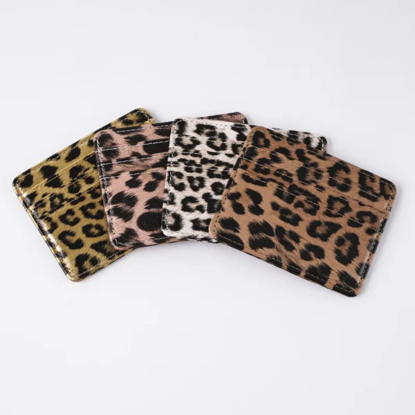 Classics Leopard Print PU Leather Card Wallet Fashoin Bus Id Business Sc2e047c579ef412e8eeb38132d4a496bw