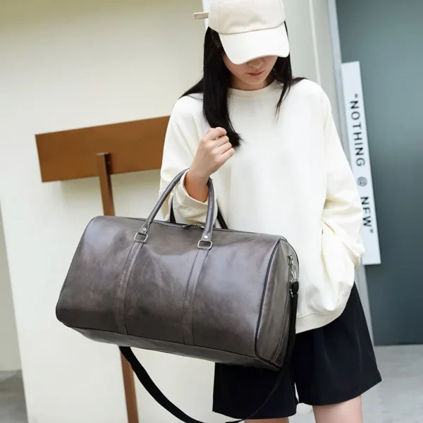 Men's Large Capacity PU faux leather Travel Tote Sc3fe5bfbb3eb41de84485067f27ee3f1M