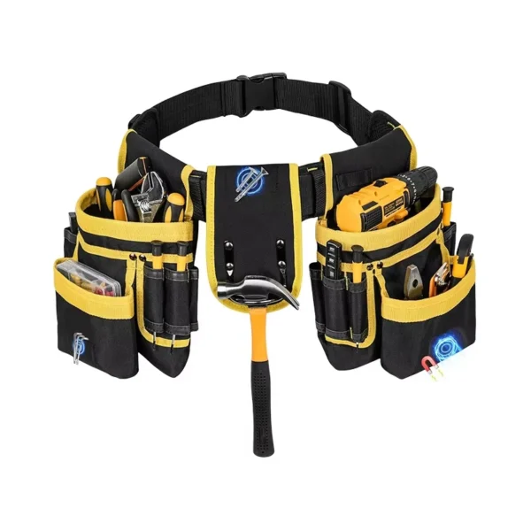 Adjustable Tool Belt Bag with Detachable Work Pouch Heavy Duty Waist Sc445d59e041e45de88539a05424b921fe