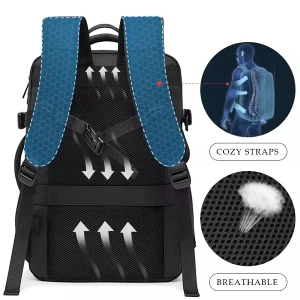 Men's Expandable Business Travel Backpack with USB Port (Style B) Sc54199b894154e09afde7bc1267004b27