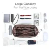 faux leather Travel Cable Organizer Bag