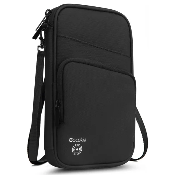 Multi-Pocket Family Passport Holder with Shoulder Strap Sc89e1bcd30184aa4b3a548cd02ff460dC