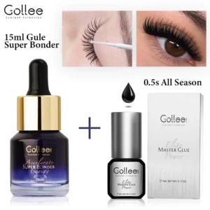 Gollee Fast Drying 0.5s Eyelash Extension Glue Waterproof Eyelash Adhesive Lashes