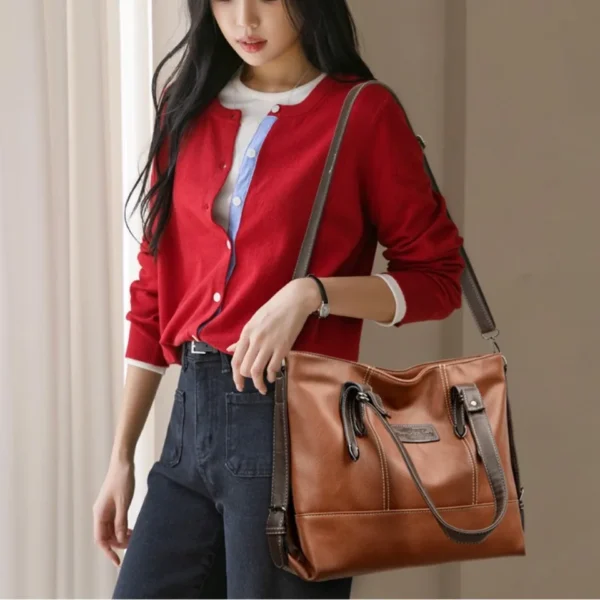 Four Arrows Genuine Brand Top Quality Leather Handbags Women Bags Large Scb09393c30cb47a29f544584e7731ad9O