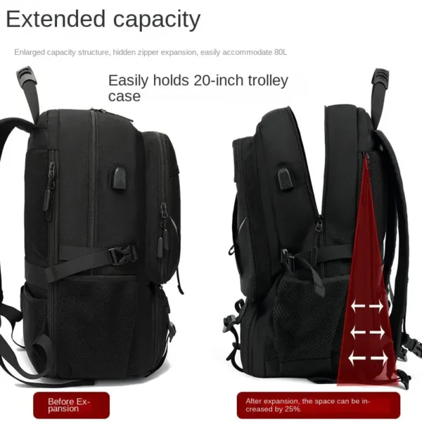 Large Capacity Travel Backpack, Multiple Sizes Scb6c20902fe94b2fa94e653156ccc477u