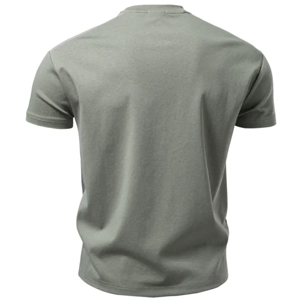 AIOPESON Men's Cotton O-Neck T-Shirt Soft Touch Comfortable Solid Color 8 Sce922371eb664b7aa28a1f5e873d22c1I