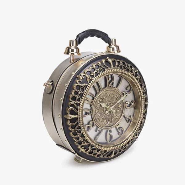 Retro Novelty Clock-Design Handbag Sceec31385ee540c3ab825352d82b3c45i
