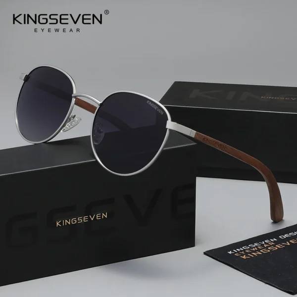 KINGSEVEN Stylish Classic Wooden Sunglasses Brand UV400 Protection Eyewear For Men Scef0fb670aea413db8cc29c6acc5cbb1x