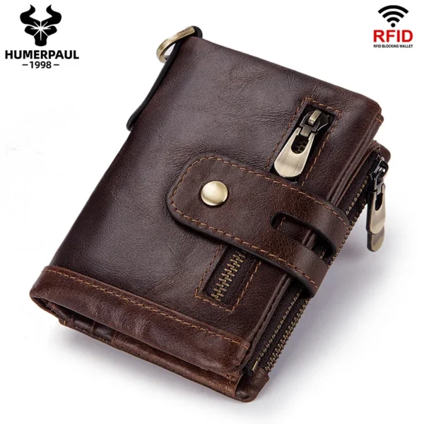 Men's Faux Leather Short Wallet