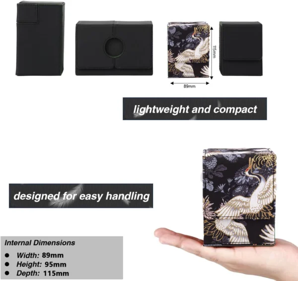 100+ Trading Card Deck Box Holder Commander Card Carrying Organiser Case Sd31be31c8eb54a98a01ce4d45ab0b9e7y