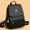 Women's Large Capacity faux leather School Backpack
