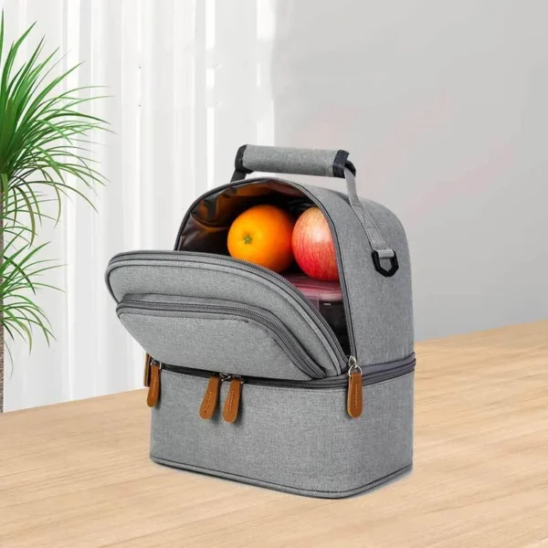 Insulated Lunch Bag Backpack for School and Picnics Sd48502be64e049a8b2e602646f6e54b27