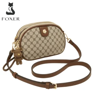 FOXER Fashion New Women's Shoulder Bag PVC Leather Female Crossbody Bag