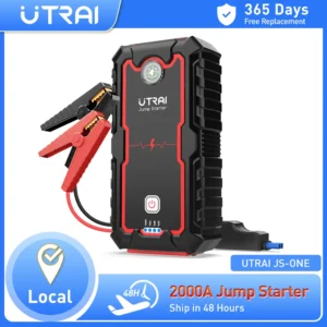 2000A Portable Power Bank Car Jump Starter, 12V