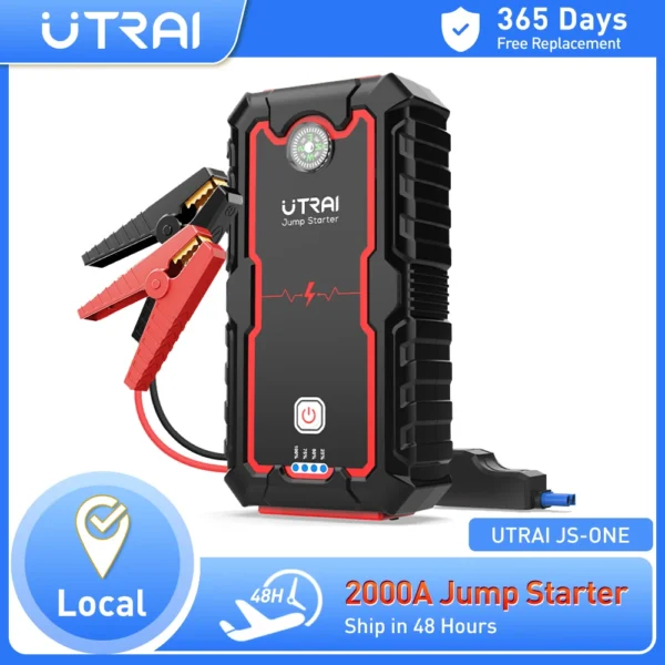 2000A Portable Power Bank Car Jump Starter, 12V Sd7c089debd734dc2afc7f5ac4fa5f1f7G