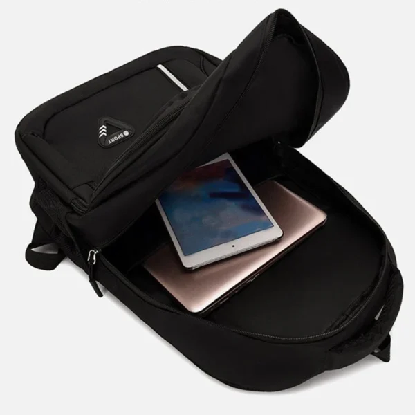 Neutral brand multi-layered backpack for men and women with various pockets,suitable Sd889365e1f7340c5a89e3f3948173941Q