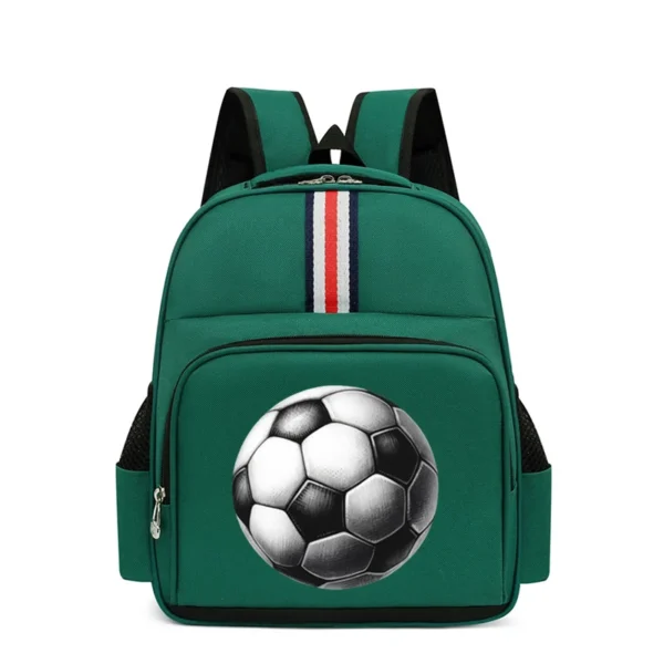 Backpack for Kindergarten Boys Girls New Football Print Shoulder Schoolbag Watercolor Sda4412a323d84490bb4e09de3dac4124T
