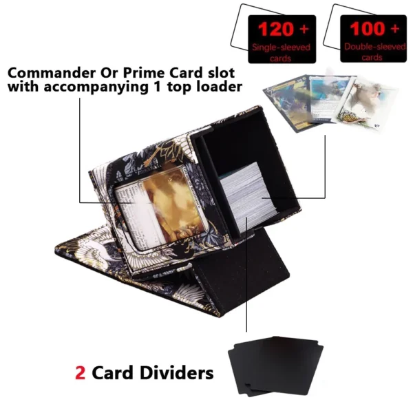 100+ Trading Card Deck Box Holder Commander Card Carrying Organiser Case Sda6b18da309f4c4fa3841be59193017fc