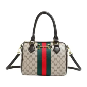 Mommy Diaper Bag Vintage Leather Tote Crossbody Bag Minimalist Large Capacity