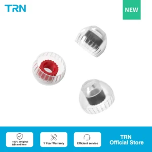 TRN T Ear-Tips Silicone Eartips Double Support Structure Earphone 3 Pairs