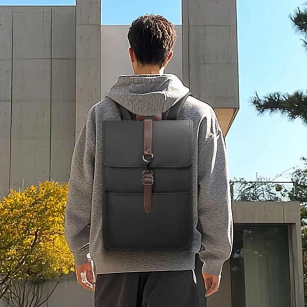HK Classic Business Backpack For Men Casual 15.6 Inch Laptop Bag Sdcb9c184f1e14c97b7e230b6a86010cdS