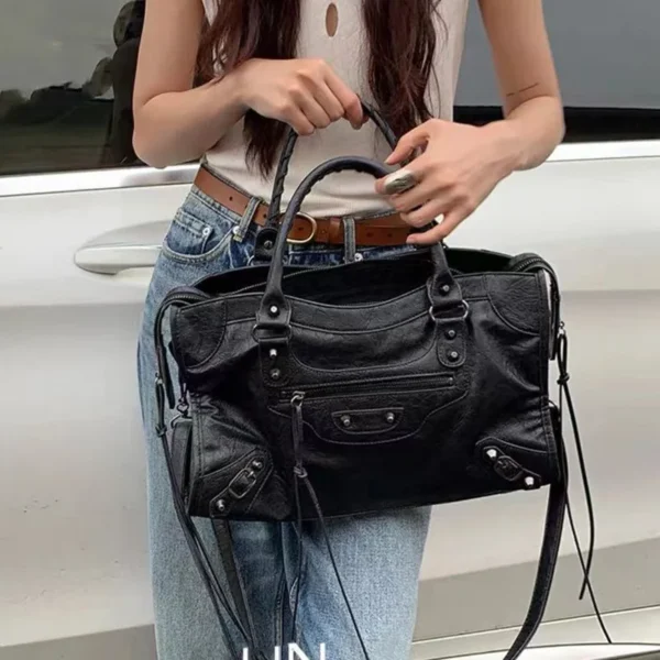 Trendy Motorcycle Bags Women's City Tote Bag Y2k Classic Street Fashionable Sddcdd6785b714449aee71c149237ebb2j