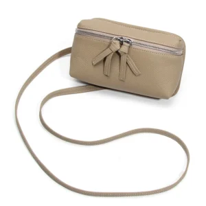 Cowhide Women Phone Wallet Genuine Leather Shoulder Messenger Bag Female Clutches