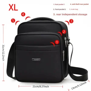 Men'S Crossbody Bag Shoulder Bag Casual New Thickened Handbag Men'S Bag